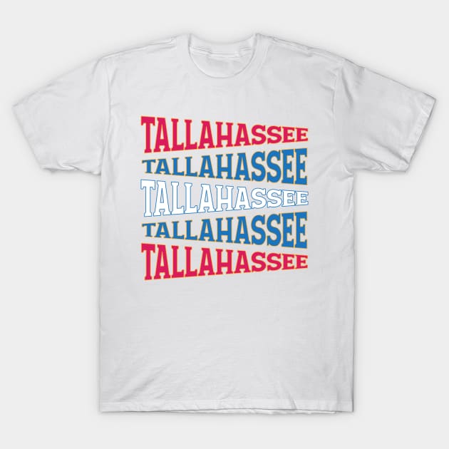 NATIONAL TEXT ART TALLAHASSEE T-Shirt by LAVA-ROMA-NOVA